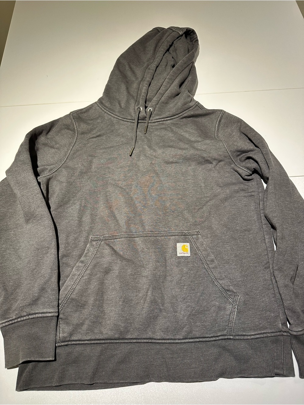 Carhartt Charcoal Gray Crewneck Hooded Sweatshirt